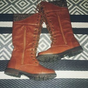 Brown High boots